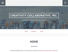 Tablet Screenshot of creativityco.com